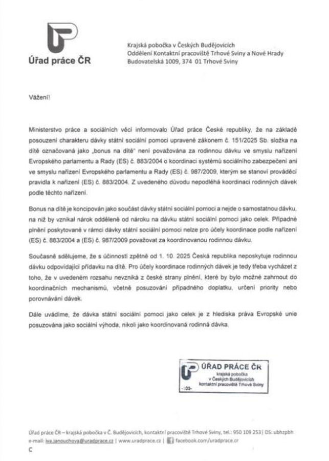 ‼️Aktuálně k přídavkům/superdávce ‼️